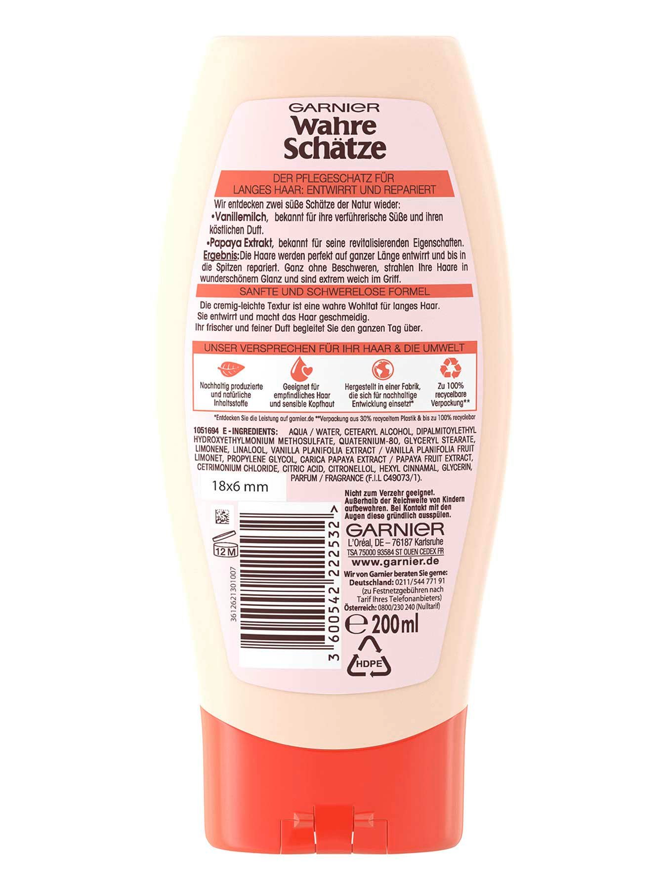 Cremige-Spuelung-Wahre-Schaetze-Langhaar-Schatz-200ml-Rueckseite-Garnier-Deutschland-gross